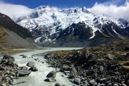 Hooker Valley Track Wanderung Neuseeland