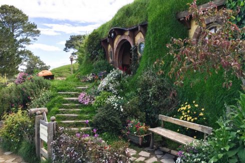 Hobbiton Film-Set Neuseeland