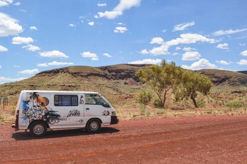 Camping im Outback Australien