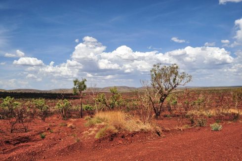 Outback Ausblick Westküste Australien