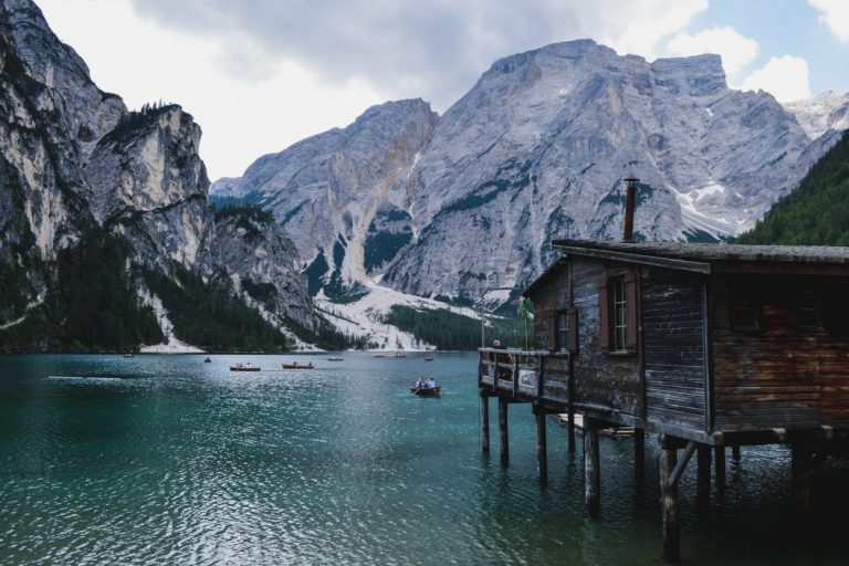 Pragser Wildsee Ruderboot Ausblick