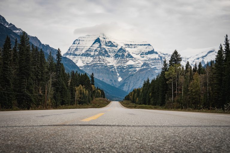 Mount Robson Yellowhead Highway Ausblick