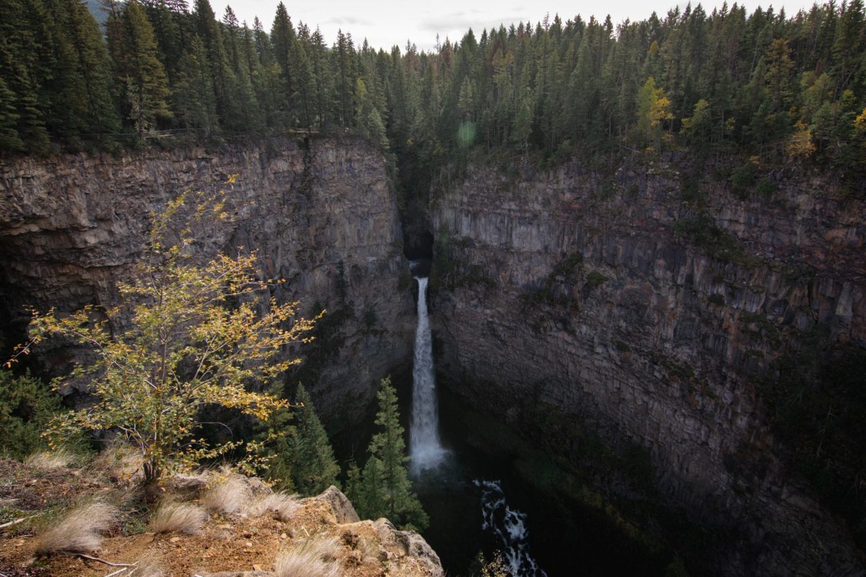 Spahat Falls Wells Gray Provincial Park