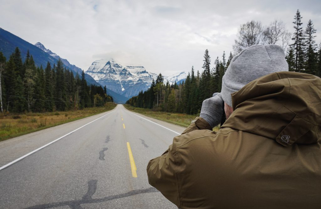 Straße Foto Mount Robson
