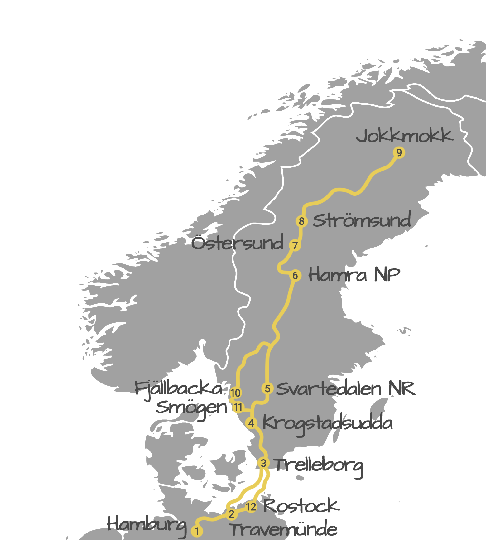 Schweden Roadtrip: Die perfekte Wohnmobil Route zu den Nordlichtern