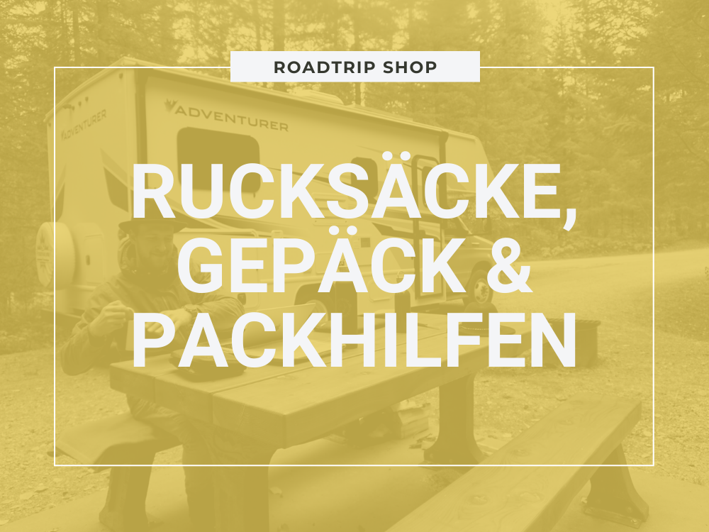 Roadtrip Shop Rucksäcke, Gepäck und Packhilfen