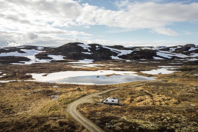 Panoramastellplatz im Haddangervidda Nationalpark