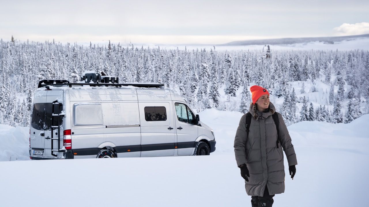 Wintercamping Norwegen