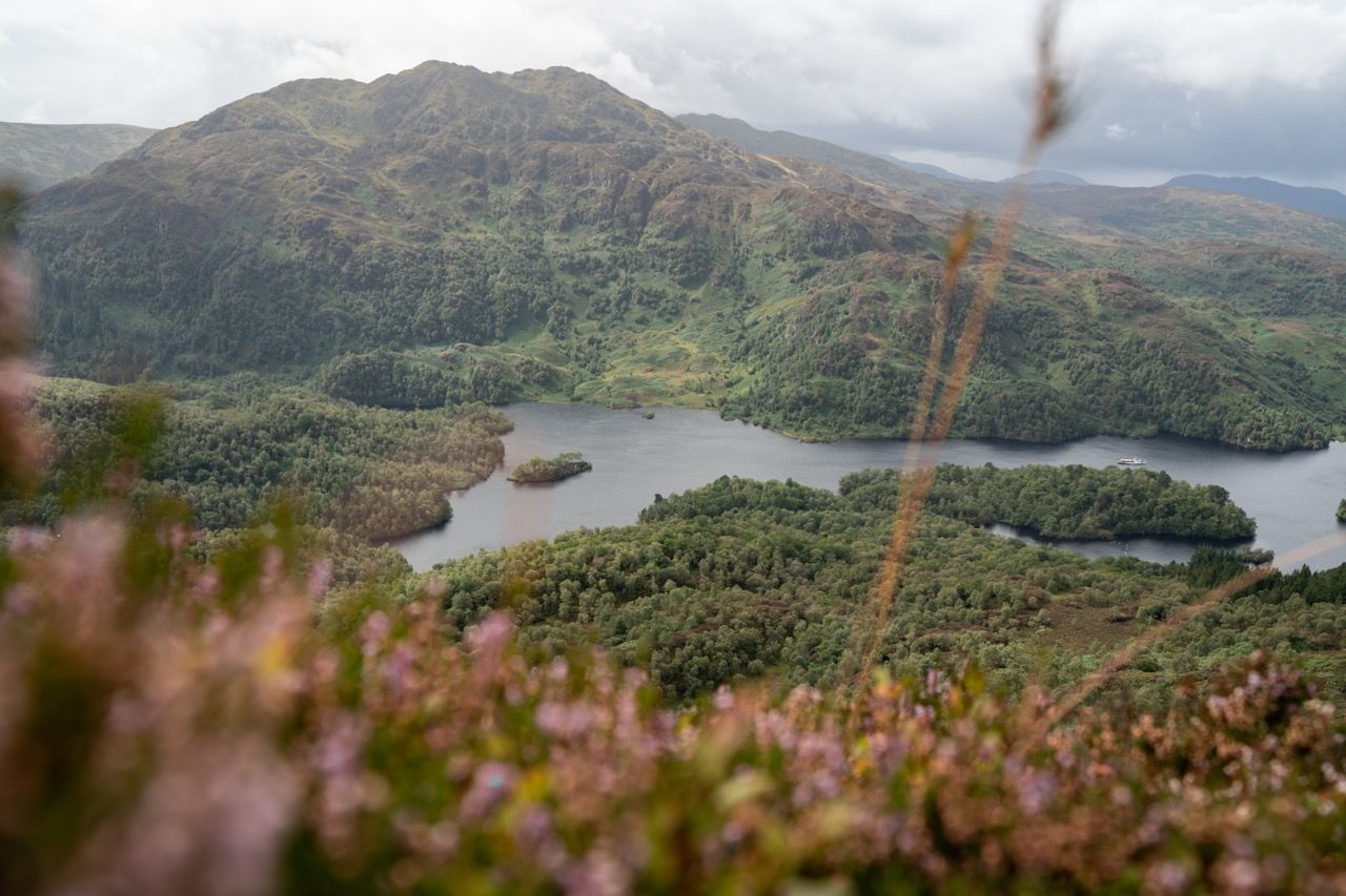 Loch Katrine Schottland Route mit dem Camper
