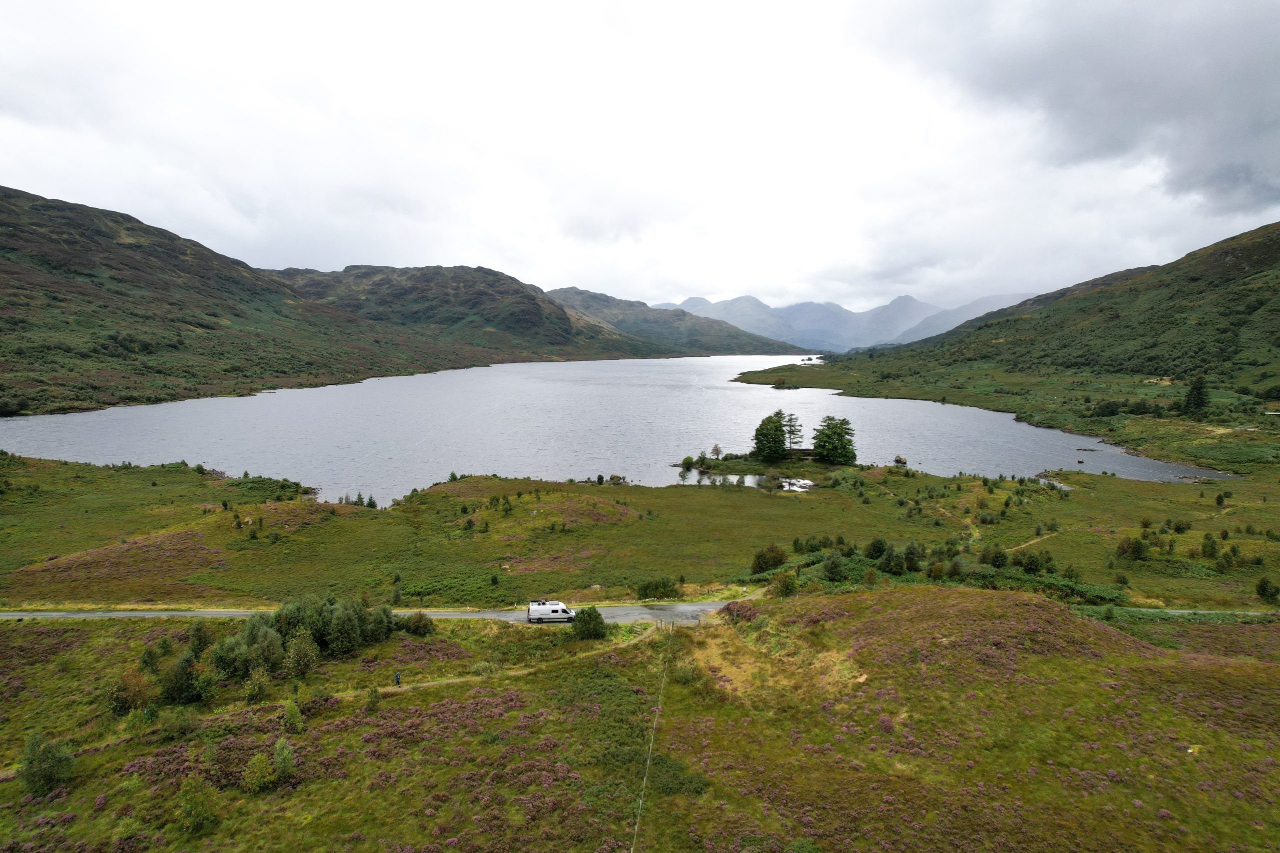 Panoramablick auf Loch Arklet