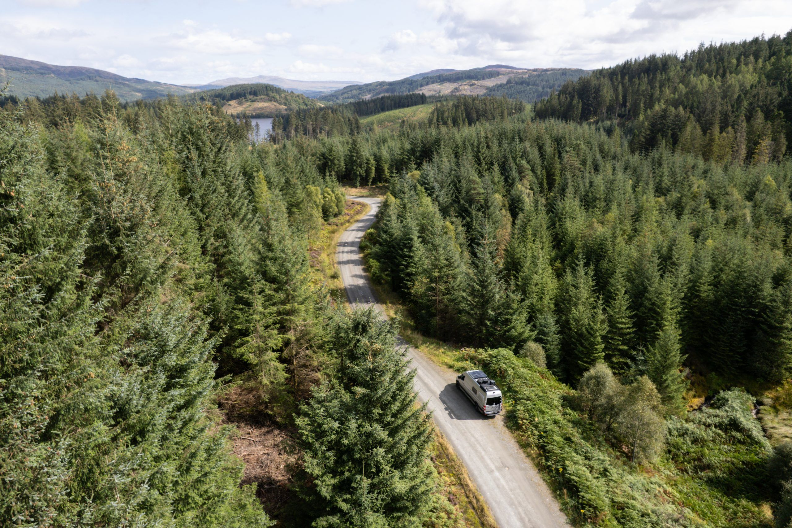 Three Lochs Forest Drive Loch Lomond Trossachs Schottland