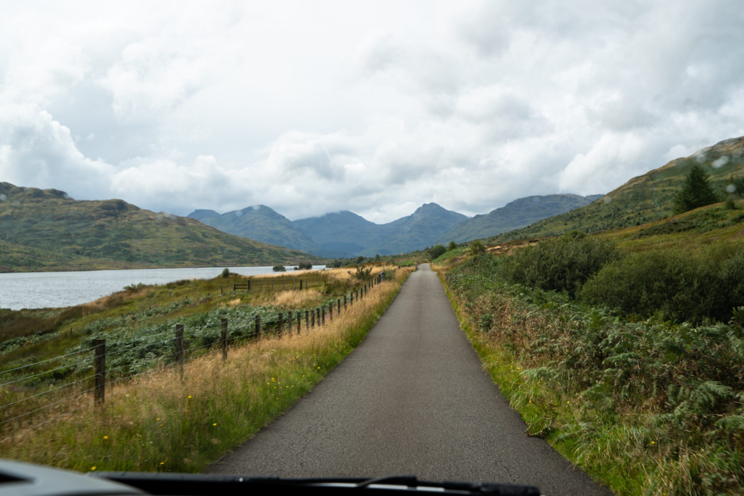 Zufahrt Loch Arklet Schottland Route Highlights