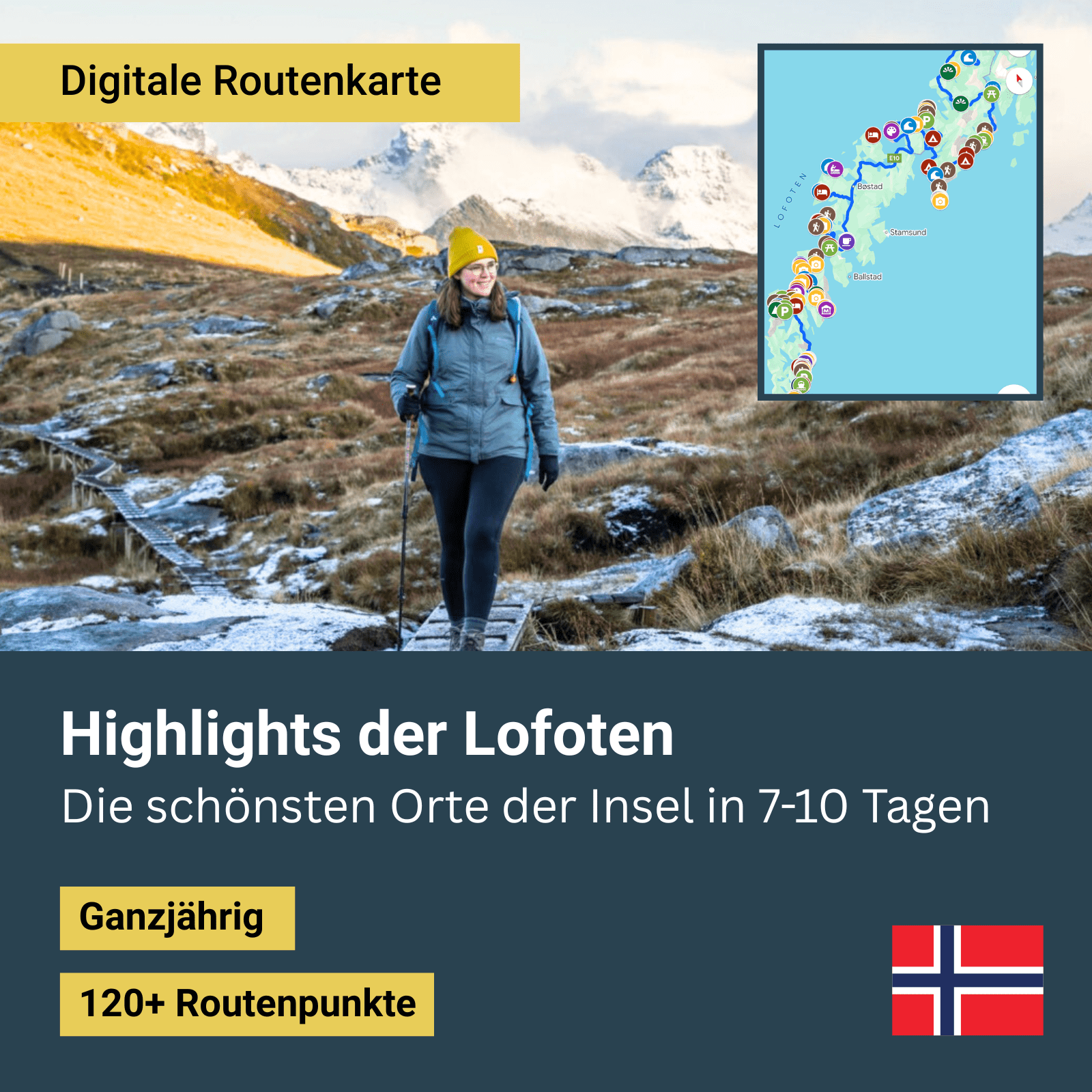 Digitale Route_Highlights der Lofoten Thumbnail