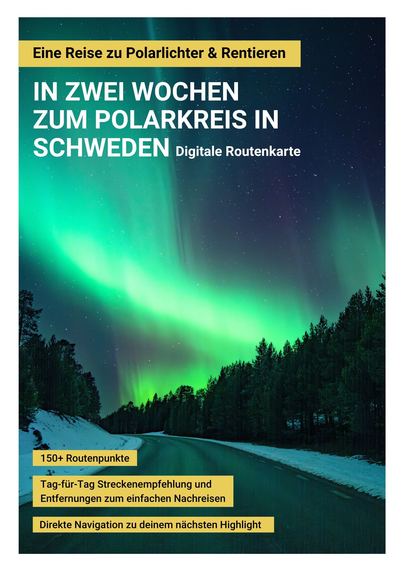 Digitale Schweden-Karte