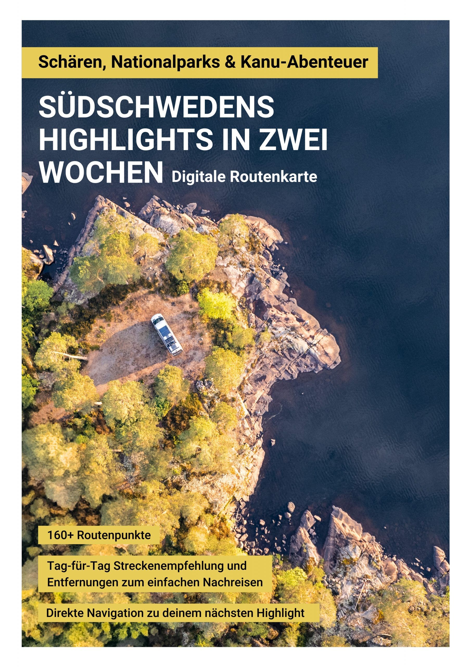 Digitale Schweden-Karte