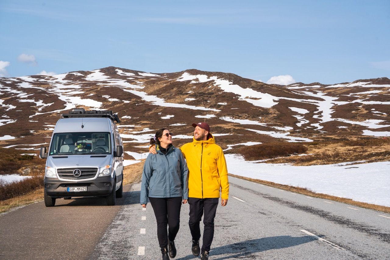 Vildmarksvägen Wasserfall Wanderung Panoramastraße Schweden Rundreise Route1