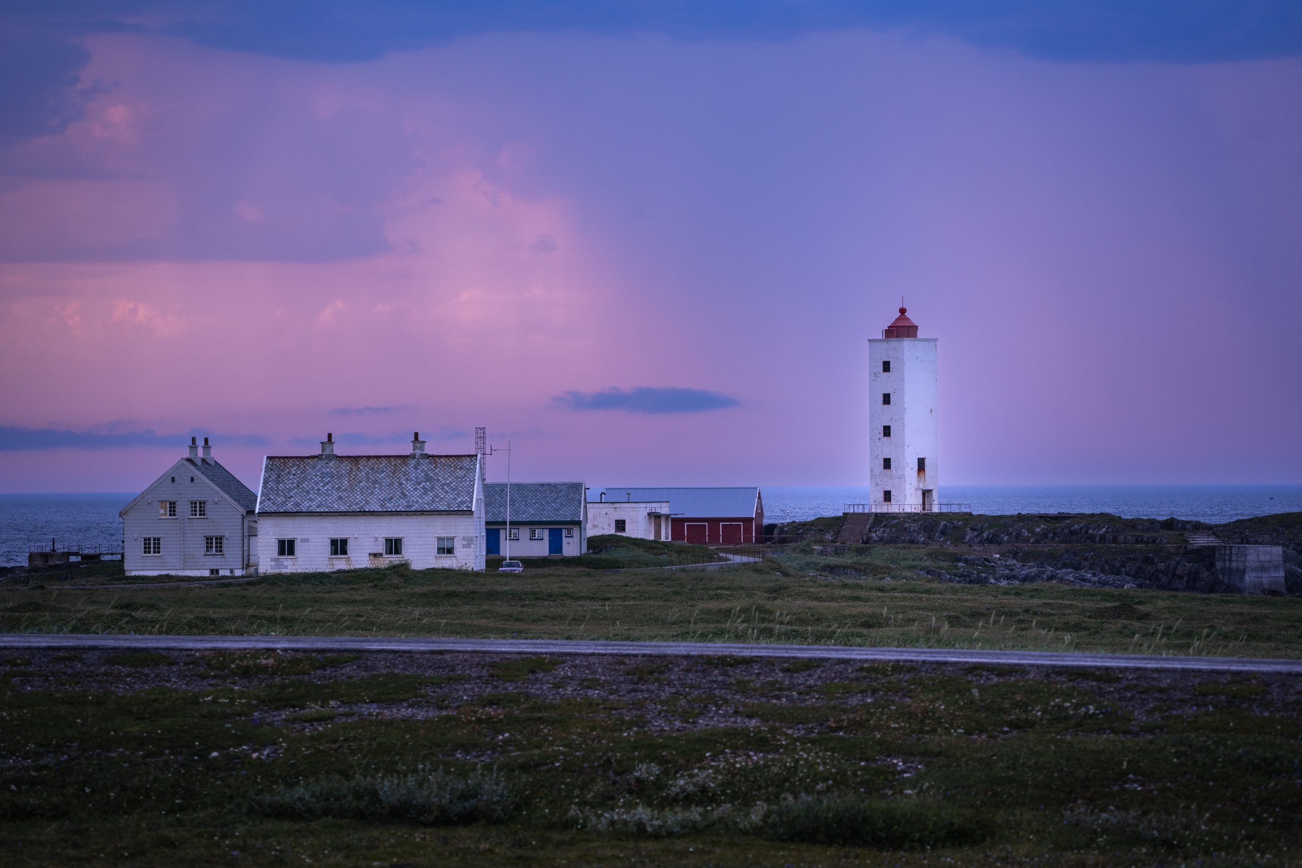 Kjølnes Fyr Leuchtturm Varanger Halbinsel Rundreise Rute Nord Norwegen