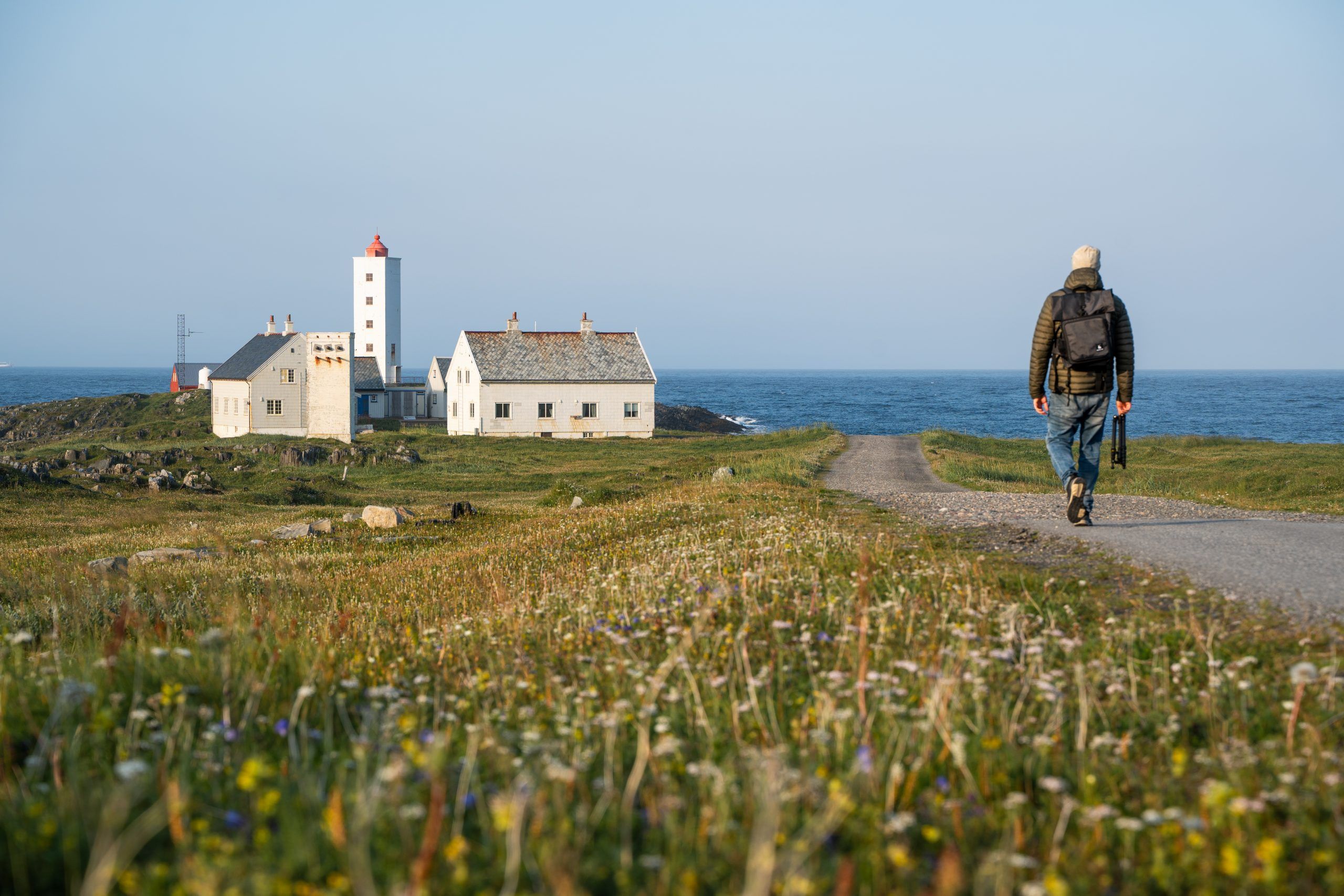 Kjølnes Fyr Leuchtturm Varanger Halbinsel Rundreise Rute Nord Norwegen