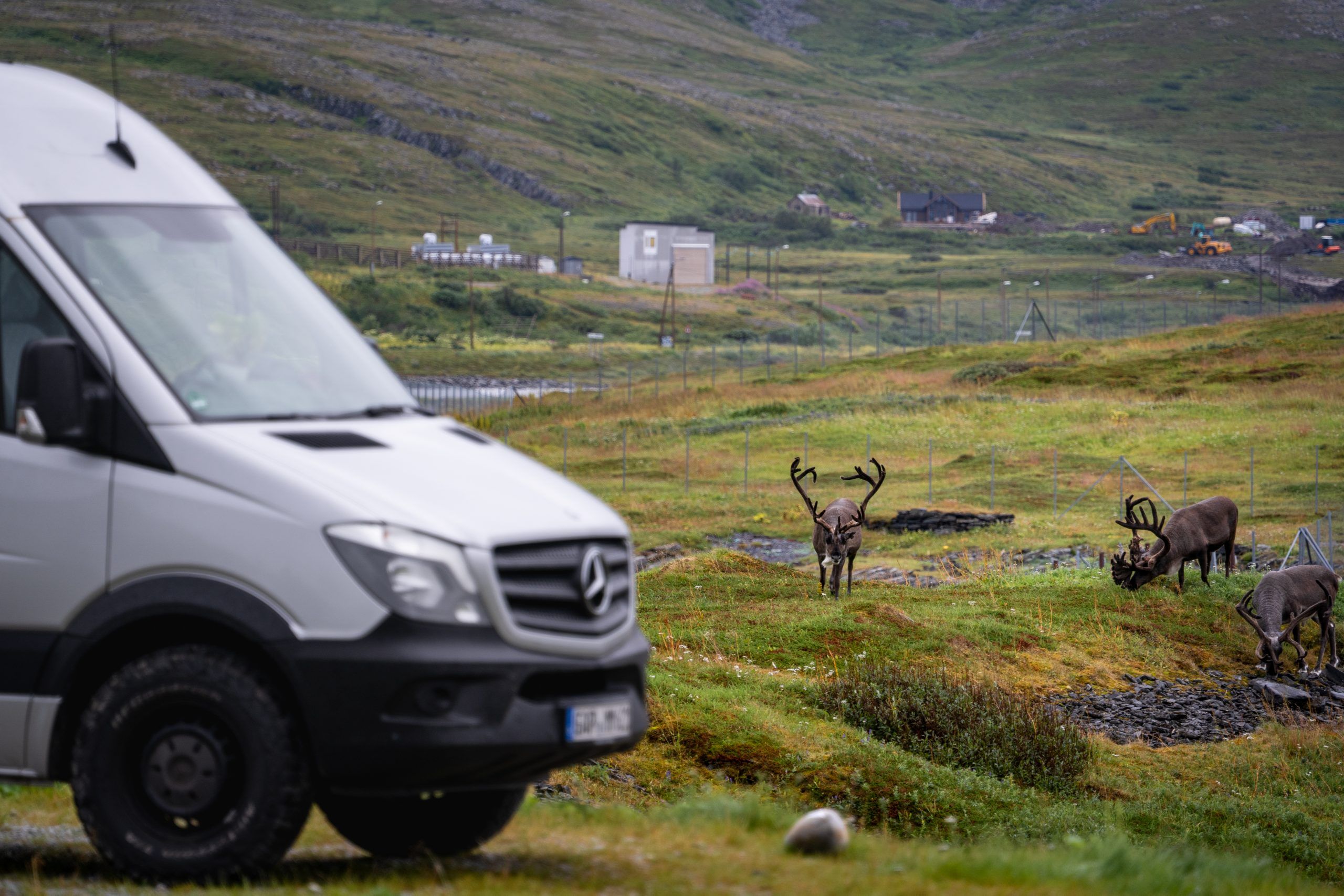 Mehamn Campingplatz Nordkyn Nordnorwegen Rundreise Route