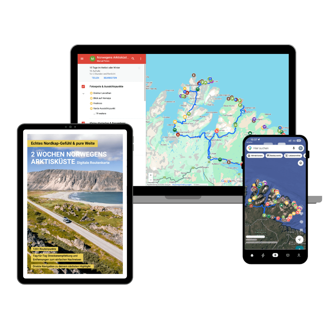Digitale Norwegen-Karte