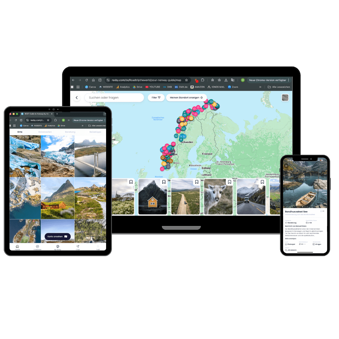Norwegen Reiseführer digital_App_Desktop_Reiseplanung_Routenplanung