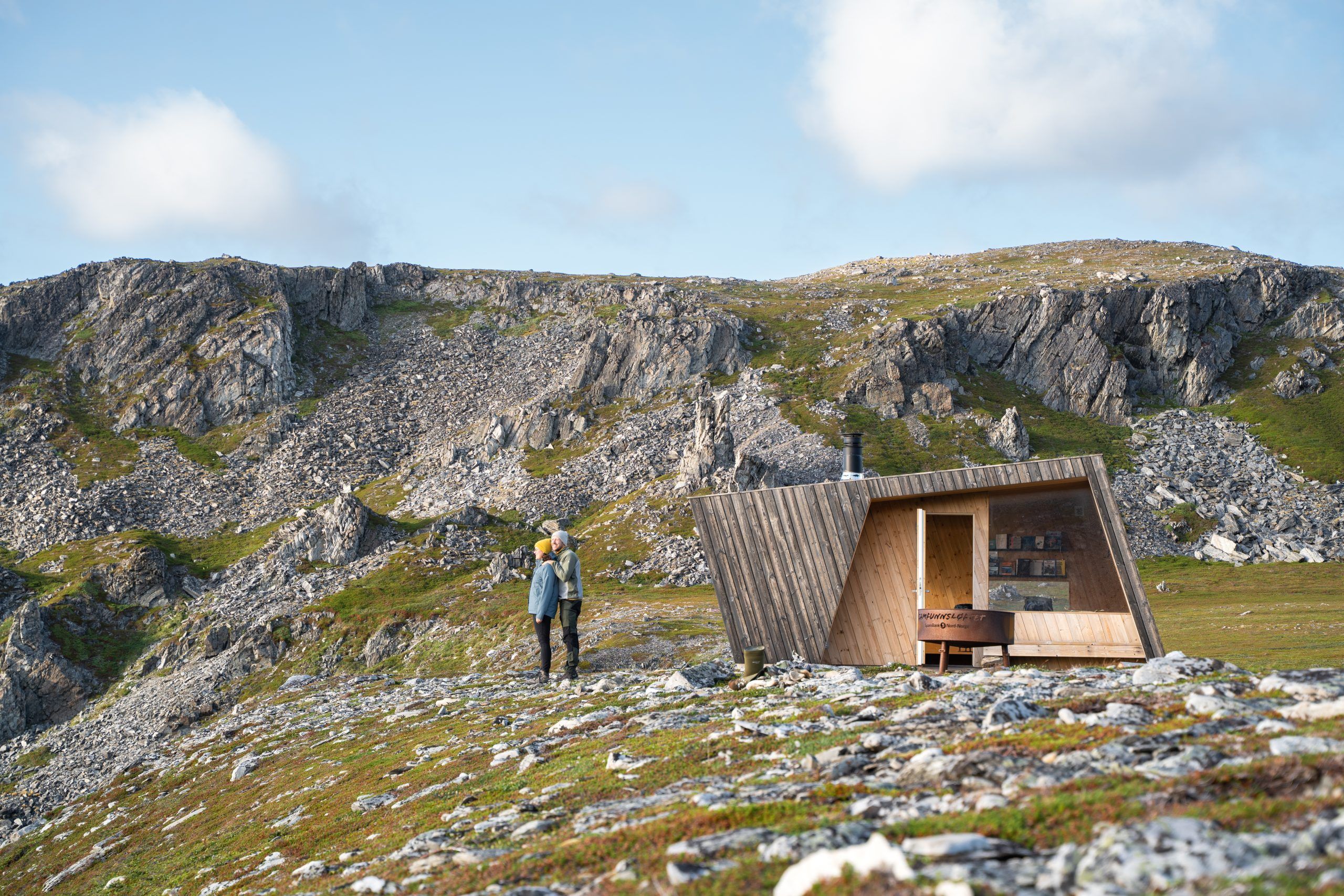 Wanderung zur Ytre Staurvika Hütte Nordkyn Nordnorwegen