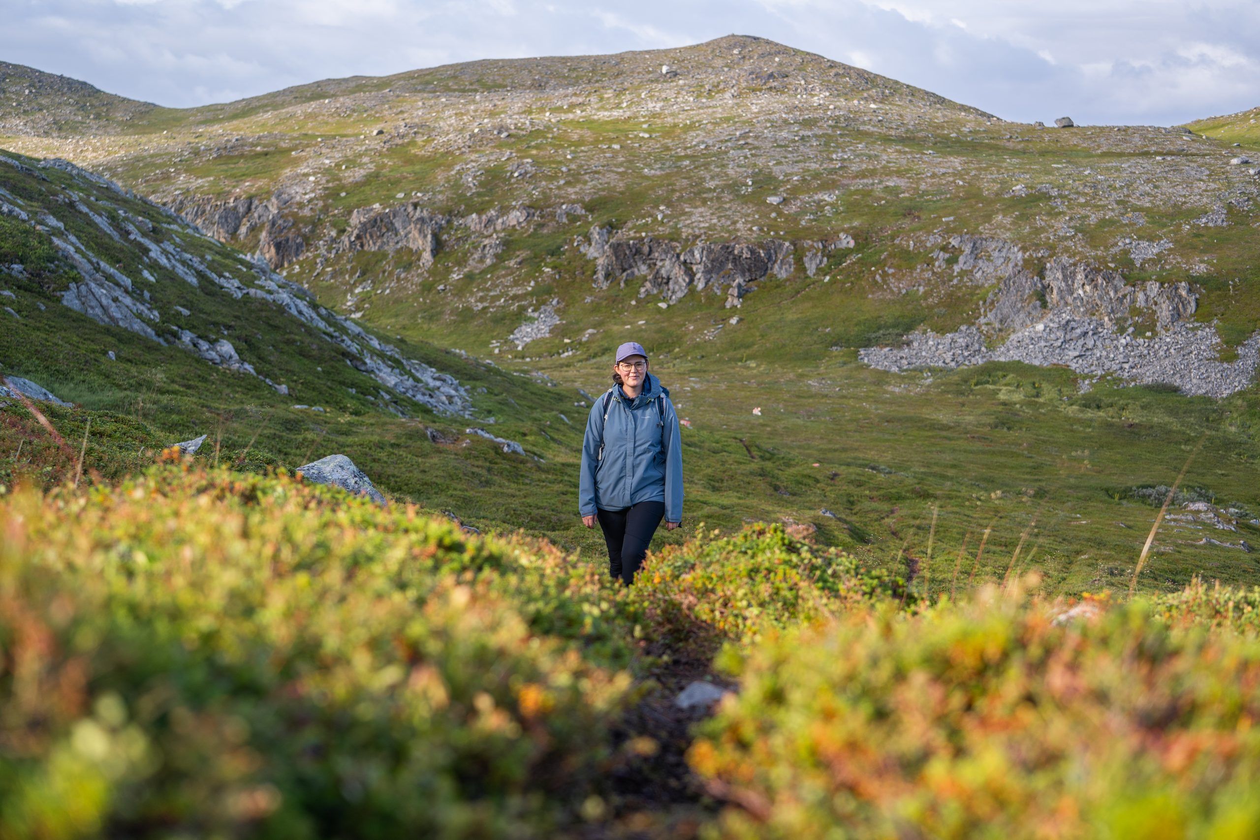 Wanderung zur Ytre Staurvika Hütte Nordkyn Nordnorwegen