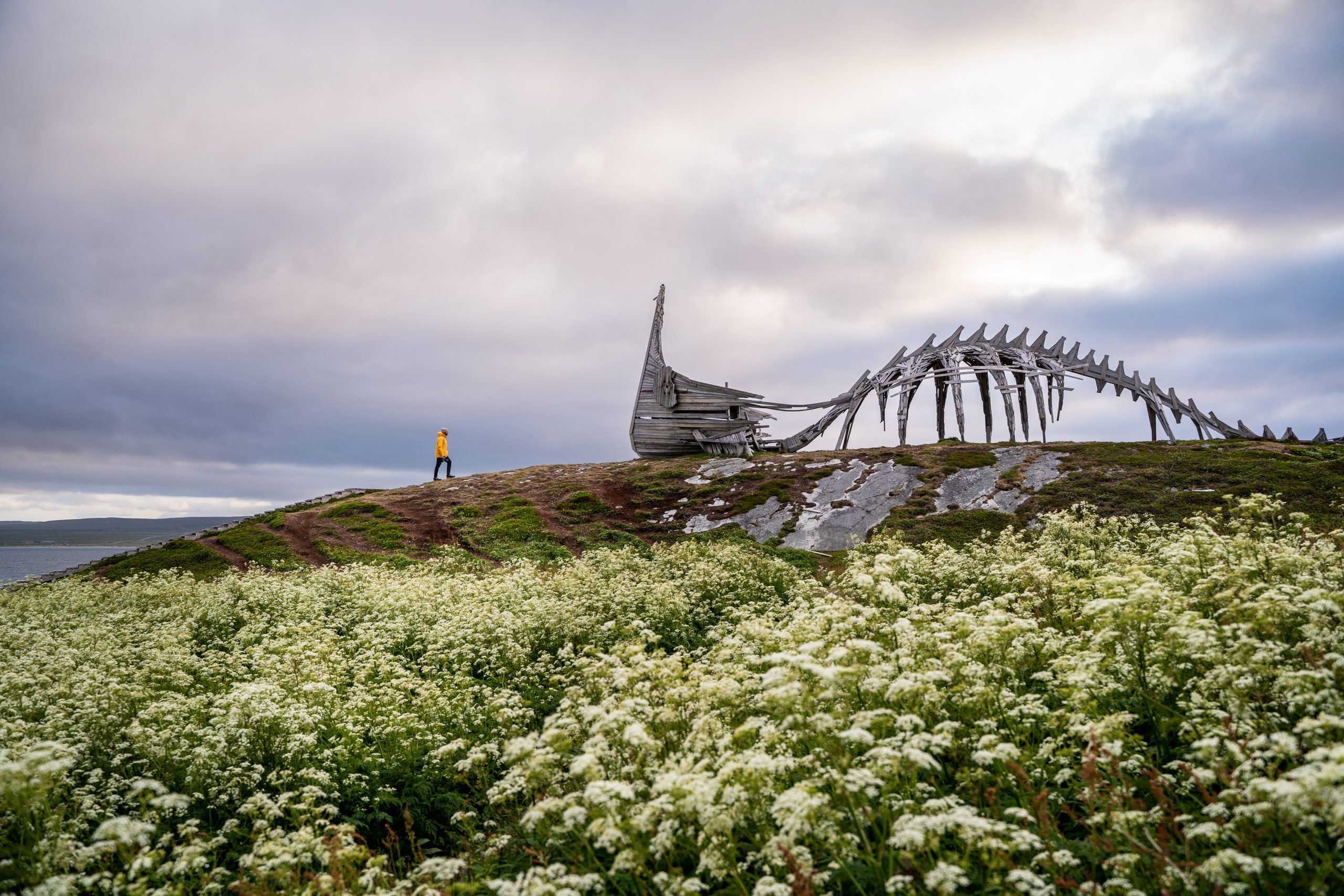 Drakkar Leviathan Vardø Varanger Nord Norwegen Rundreise Route