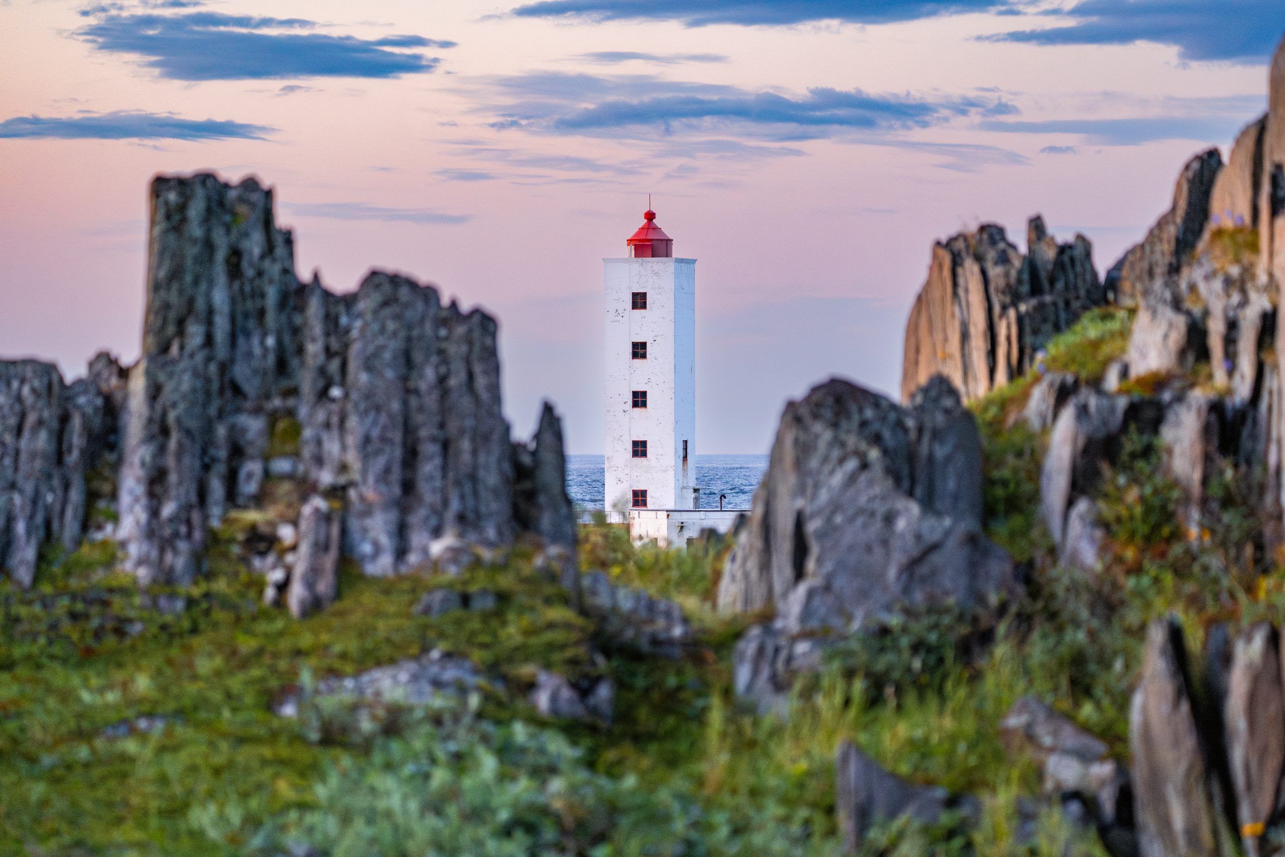 Kjølnes Fyr Leuchtturm Varanger Halbinsel Rundreise Rute Nord Norwegen