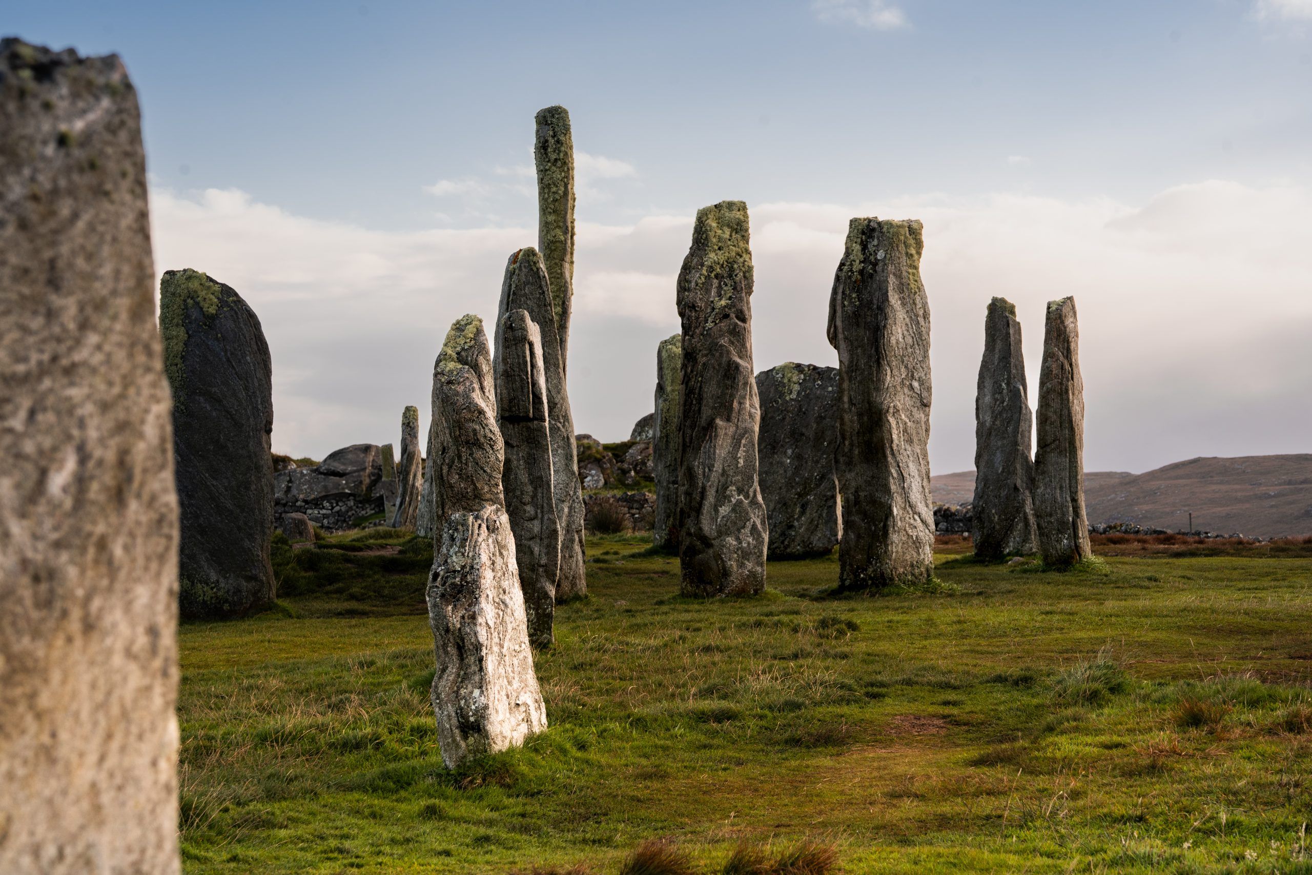 Calanais Standing Stones Isle of Lewis Äußere Hebriden Schottland