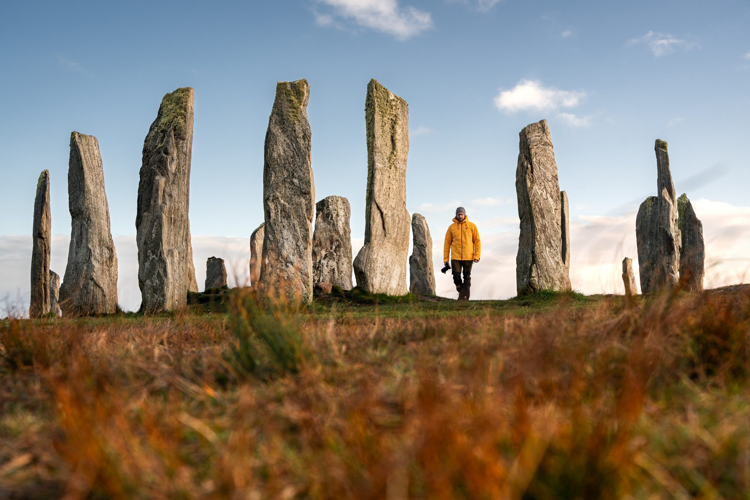 Calanais Standing Stones Isle of Lewis Äußere Hebriden Schottland Route Wohnmobil