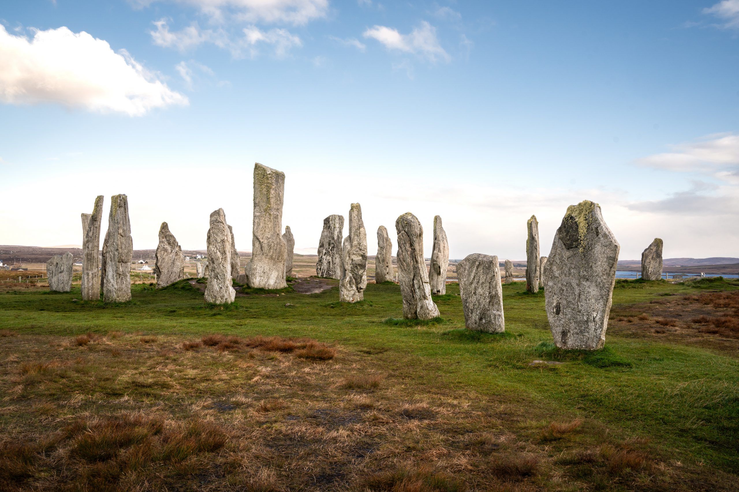 Calanais Standing Stones Isle of Lewis Äußere Hebriden Schottland
