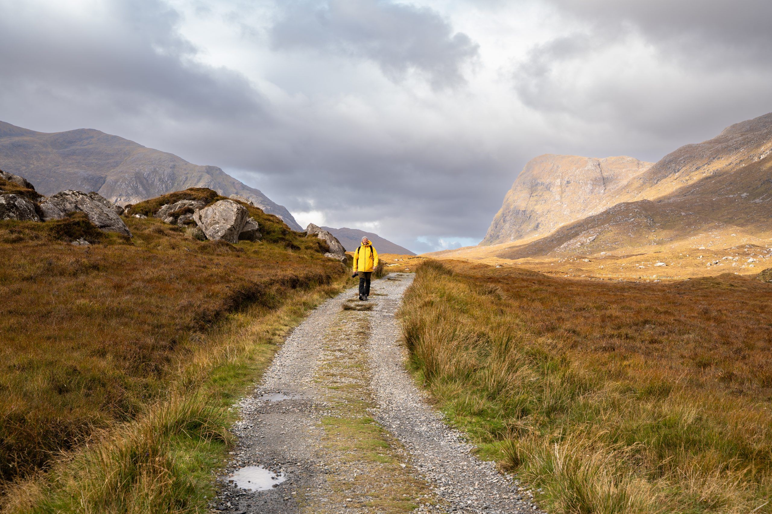 Wanderung zum Eagle Observatory auf Lewis und Harris in Schottland