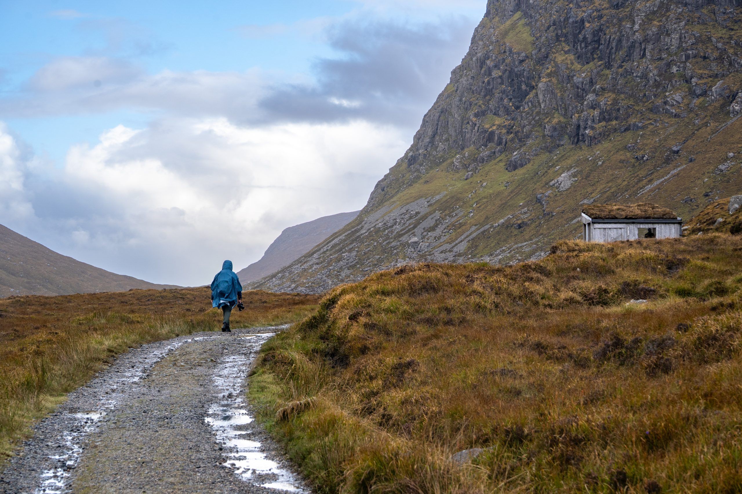 Wanderung zum Eagle Observatory auf Lewis und Harris in Schottland