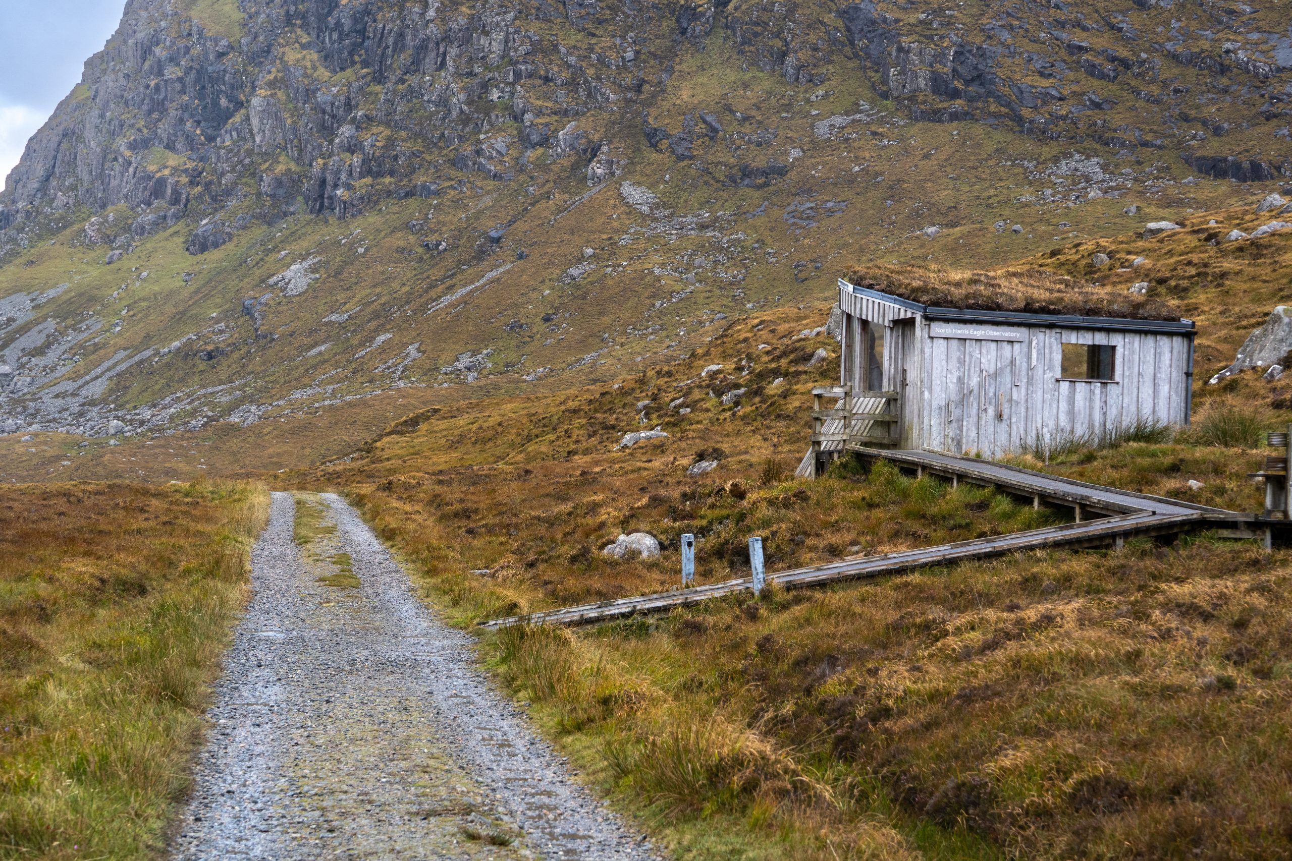 Wanderung zum Eagle Observatory auf Lewis und Harris in Schottland