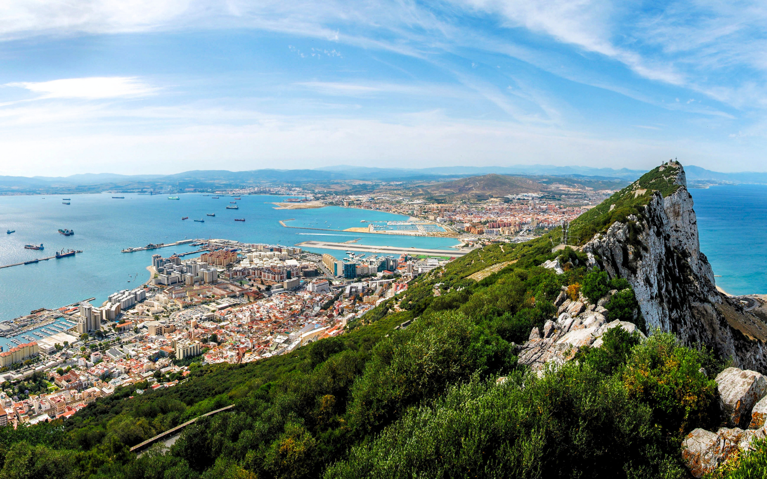 Gibraltar in Südspanien