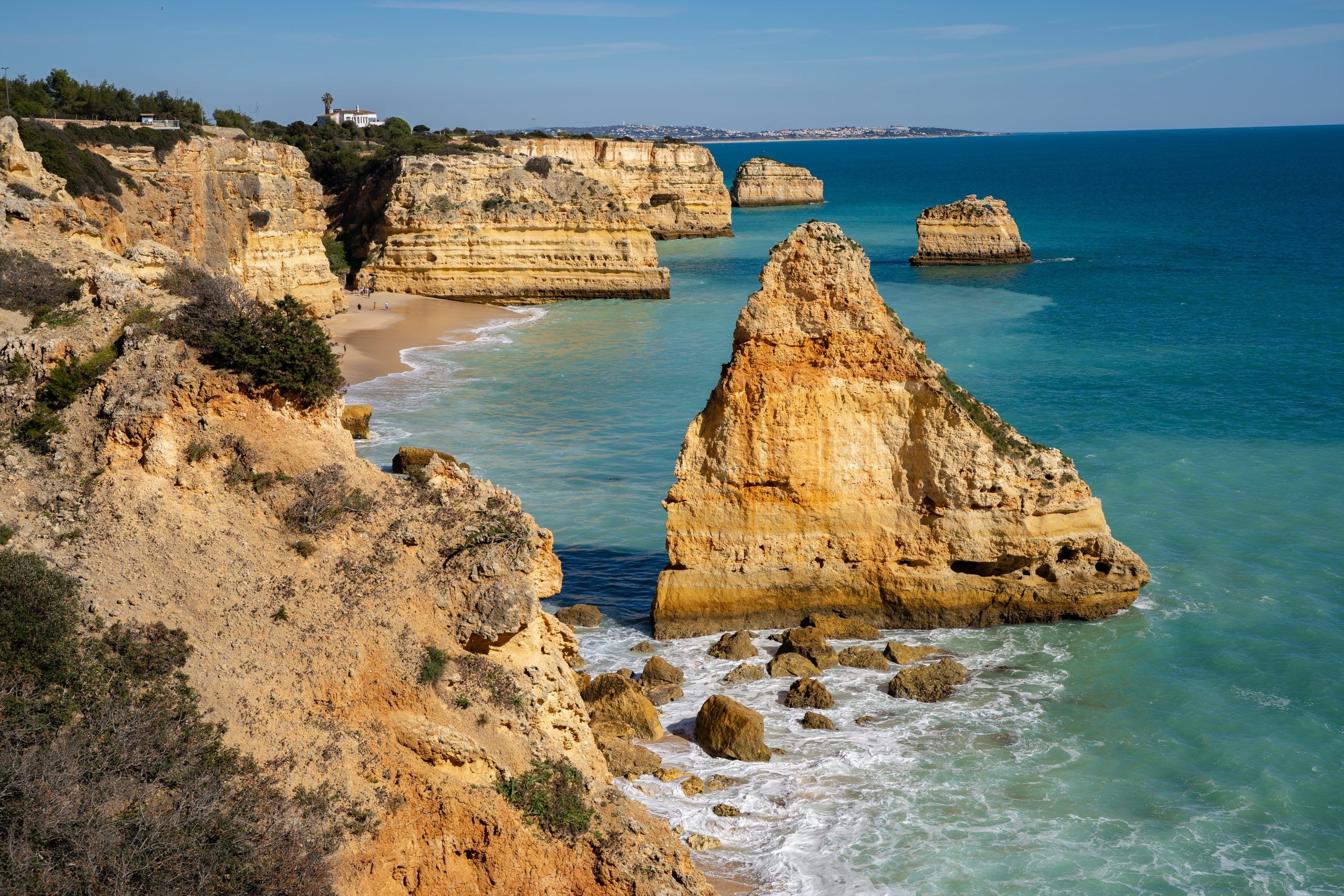 Praia da Marinha_Algarve_Portugal Rundreise Camper -4