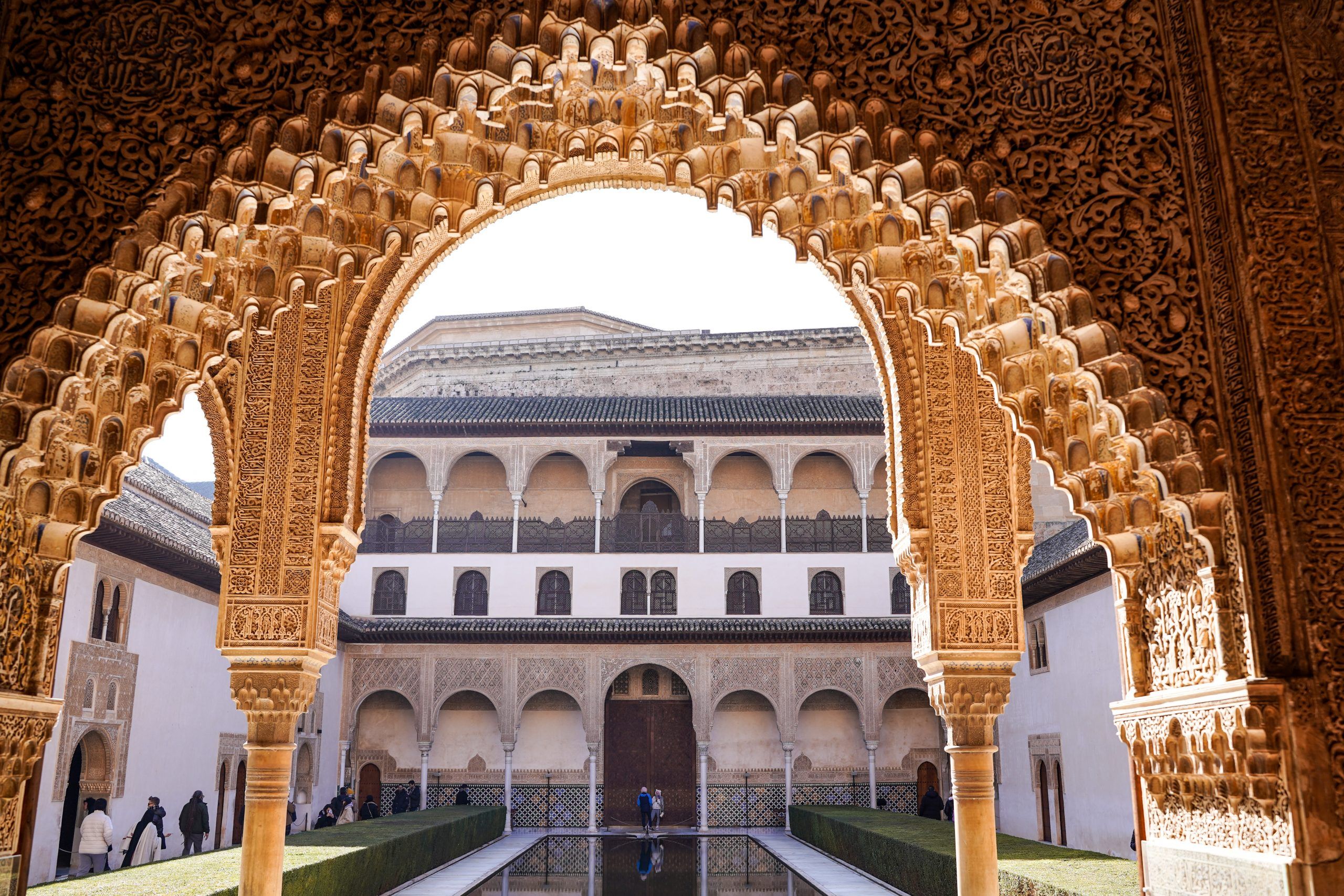 Die berühmte Alhambra in Granada, Andalusien/Südspanien