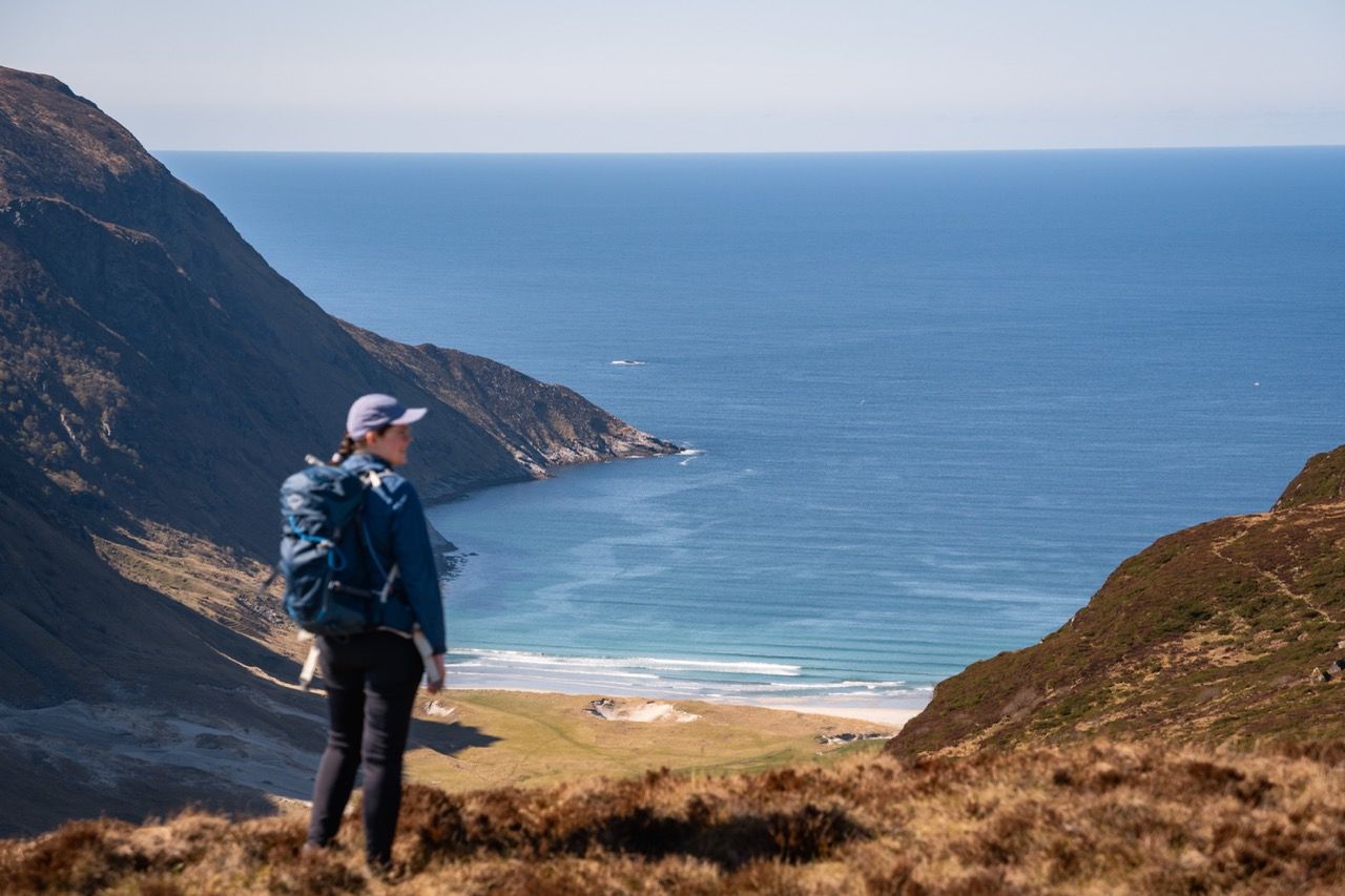 Bucht von Hoddevik-Wanderung Moskleivhornet-Vestkapp-Westküste Norwegen Rundreise2