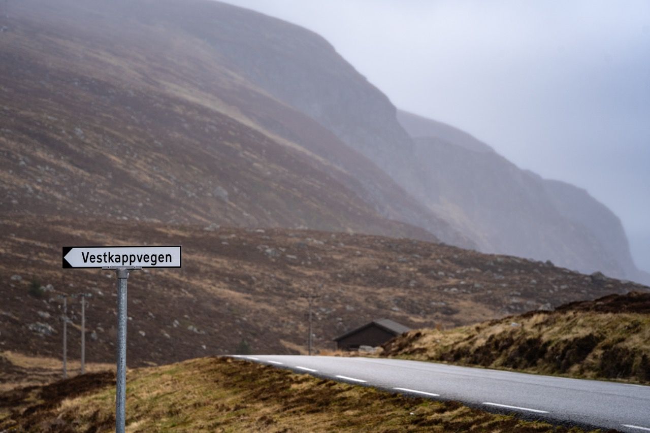 Vestkappvegen Westküste Norwegen