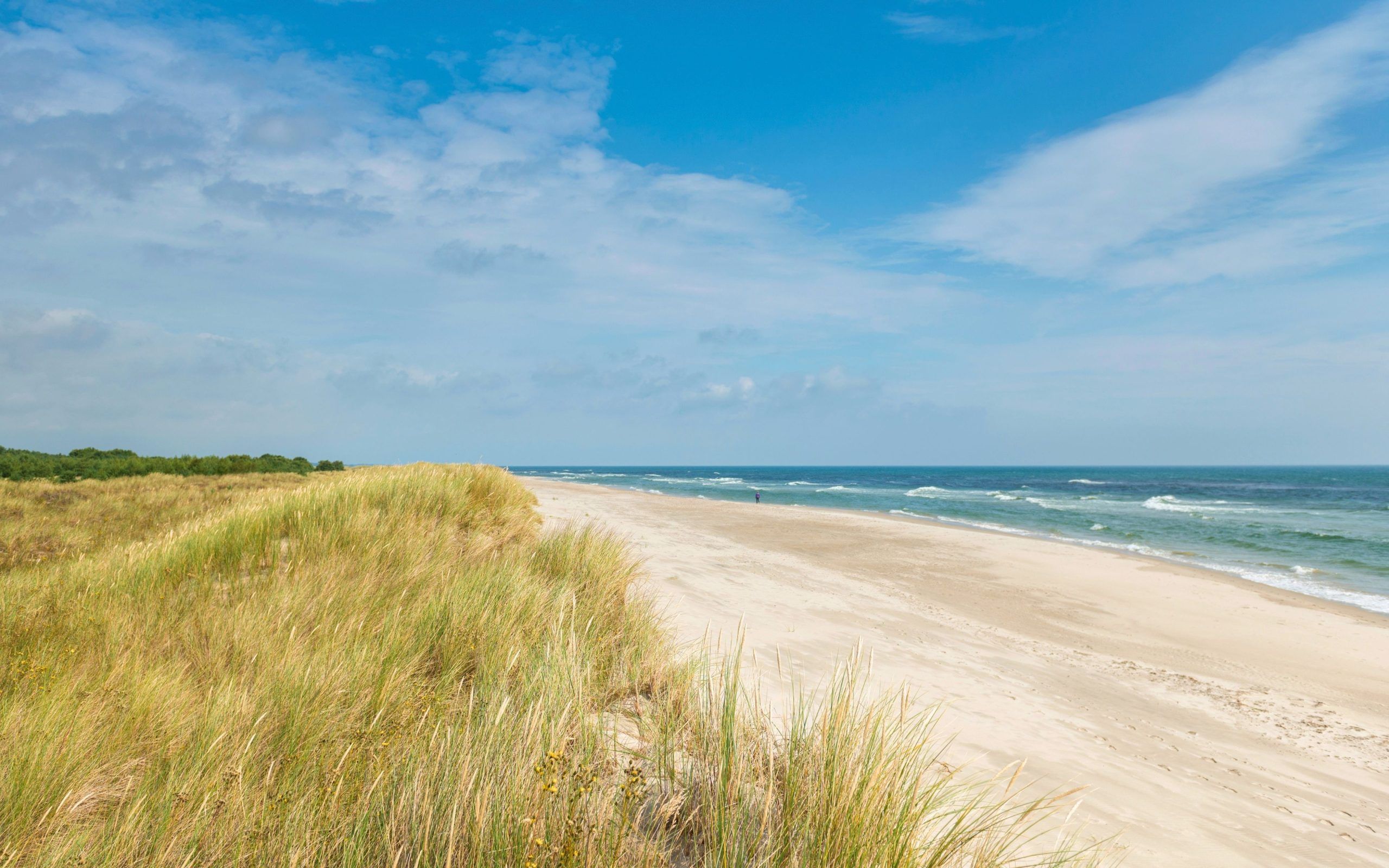 Sandstrände von Skåne in Südschweden