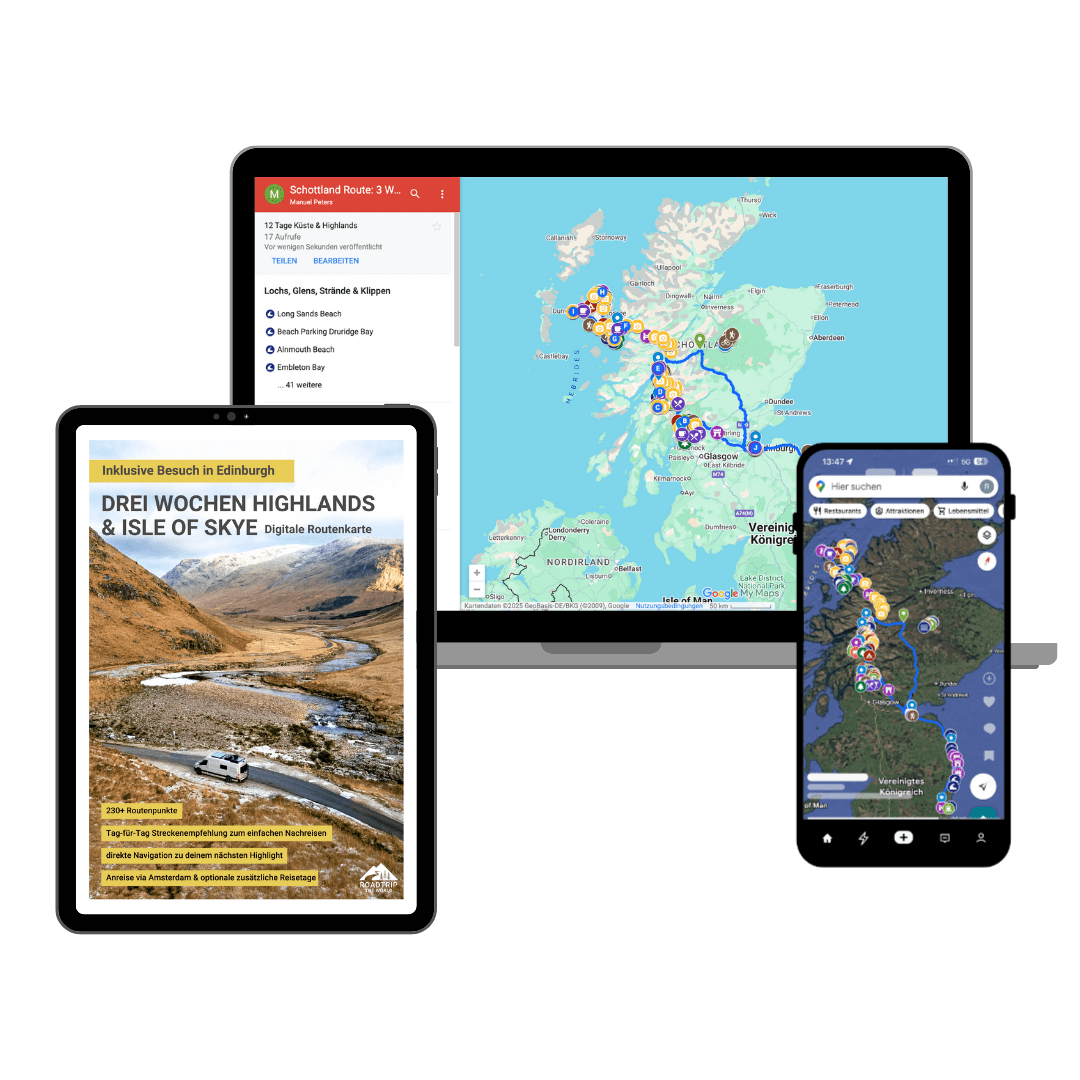 Digitale Schottland-Karte