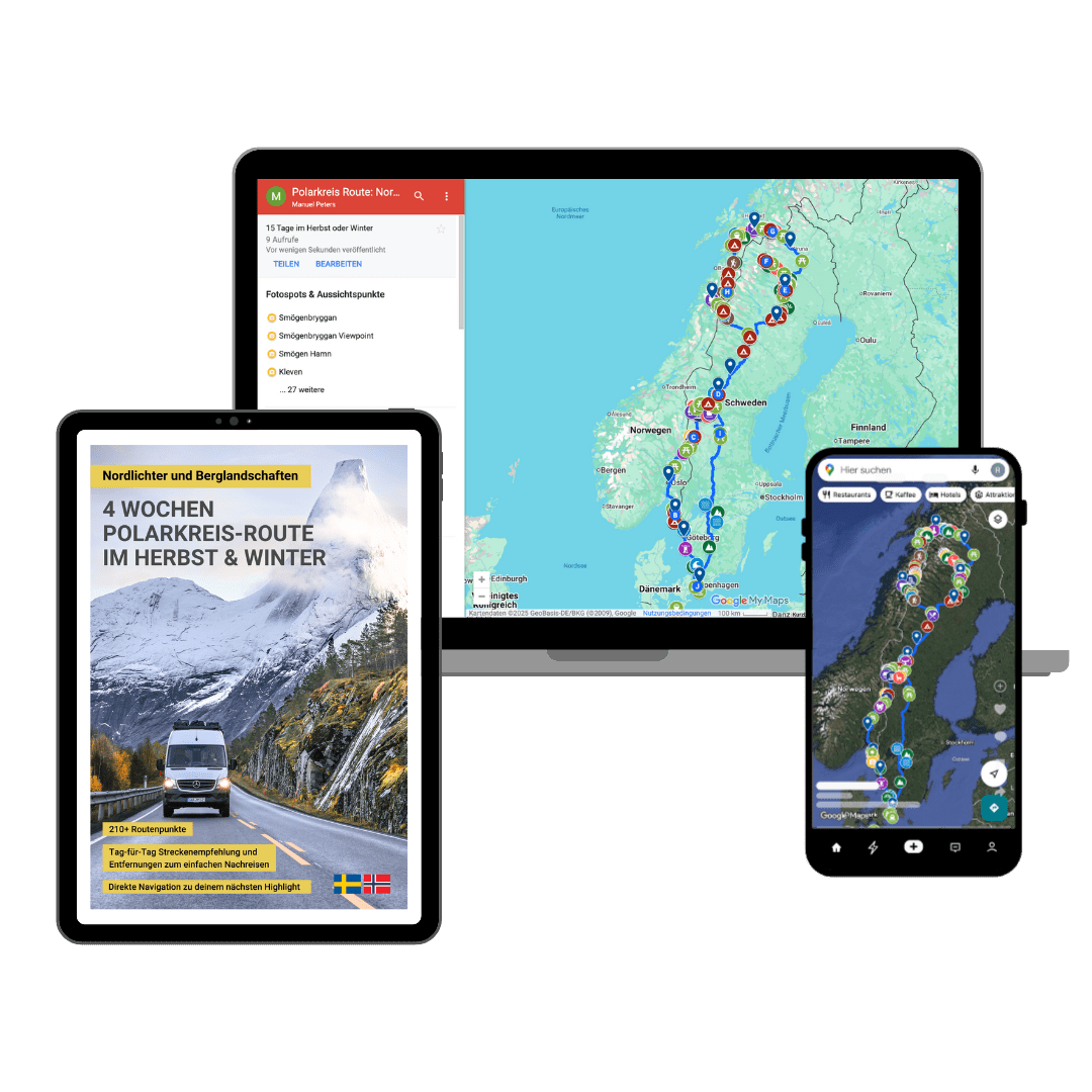 4 Wochen Polarkreis-Route Norwegen und Schweden im Herbst und Winter