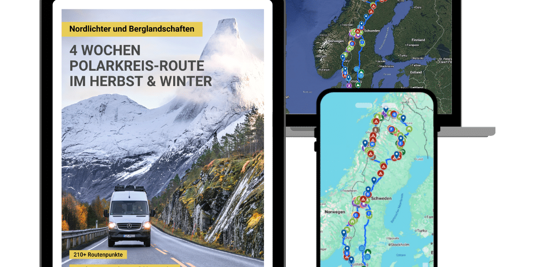 Digitale Routenkarte_4 Wochen Polarkreisroute_Mockup NEU
