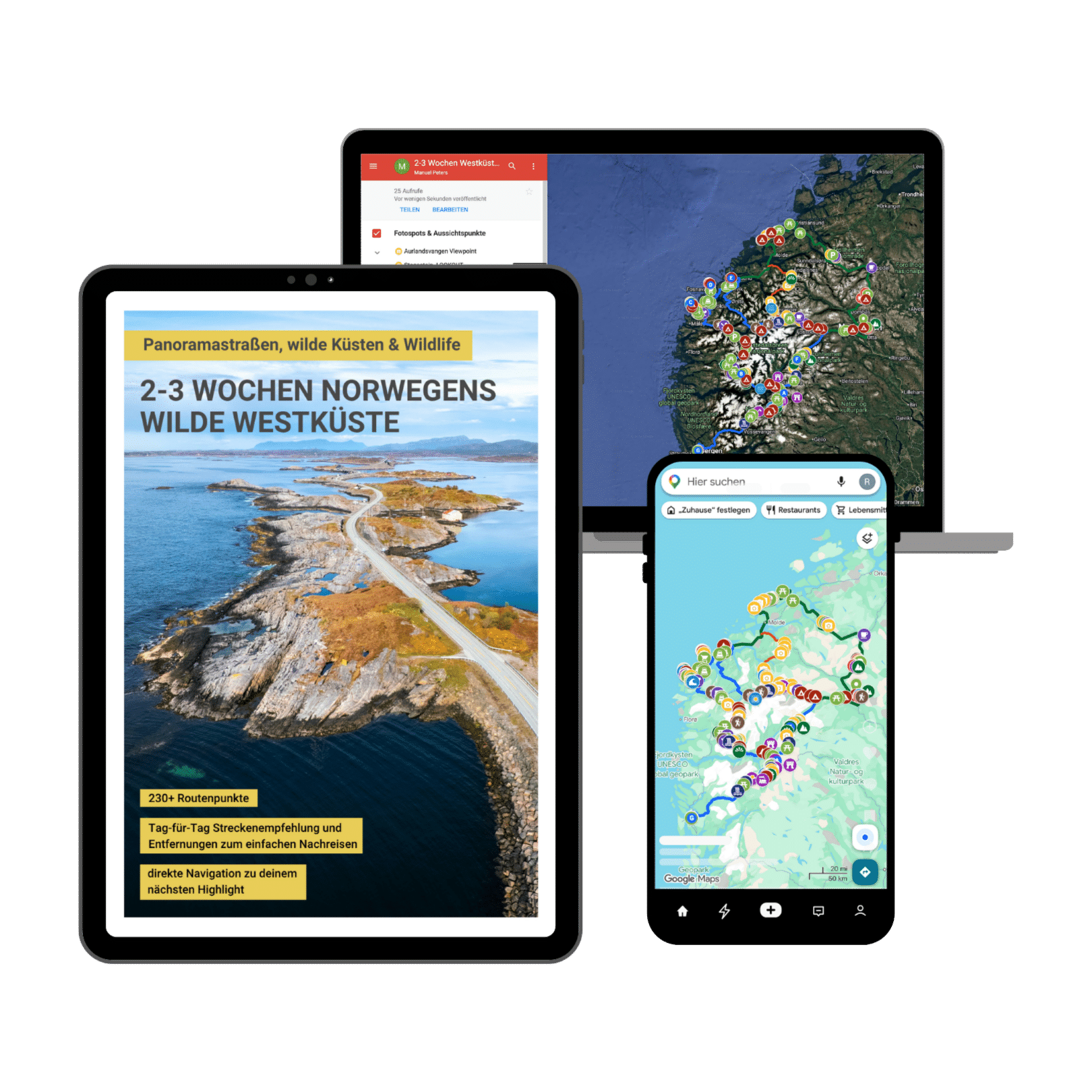 Norwegens wilde Westküste 2 bis 3 Wochen Camper-Route Norwegens wilde Westküste 2 bis 3 Wochen Camper-Route